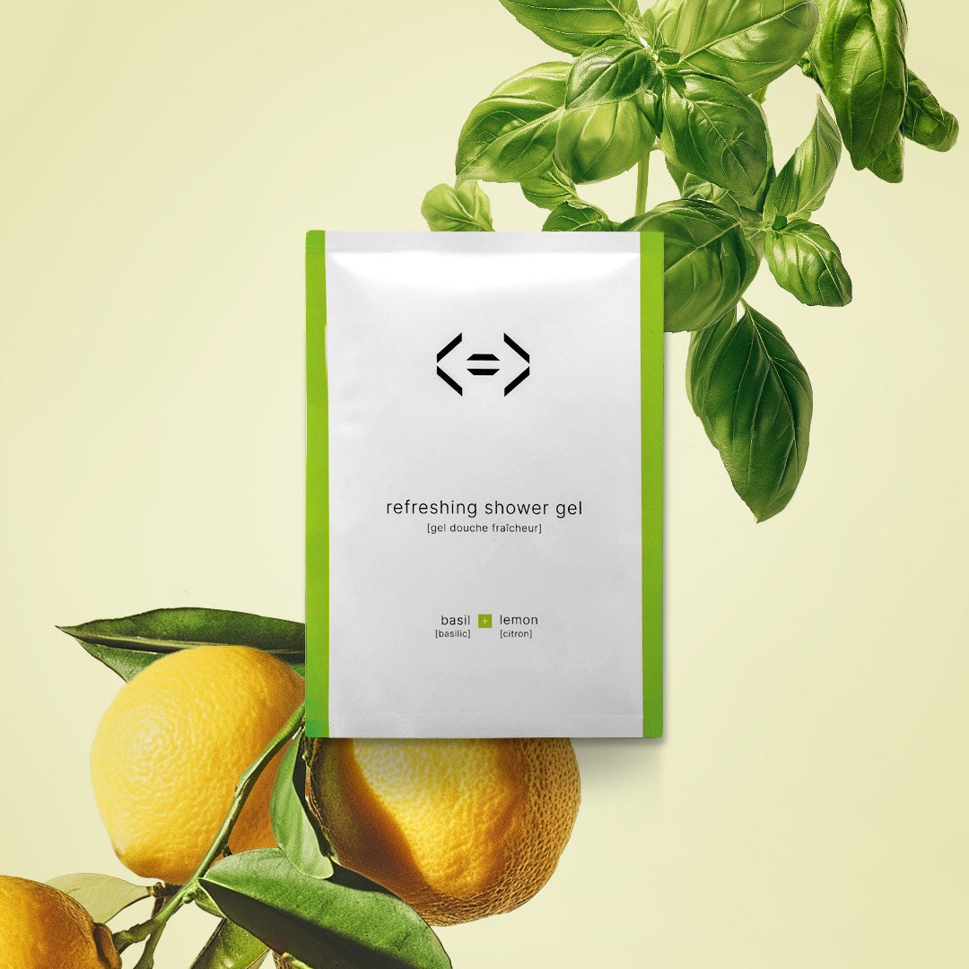 refill refreshing shower gel basil + lemon