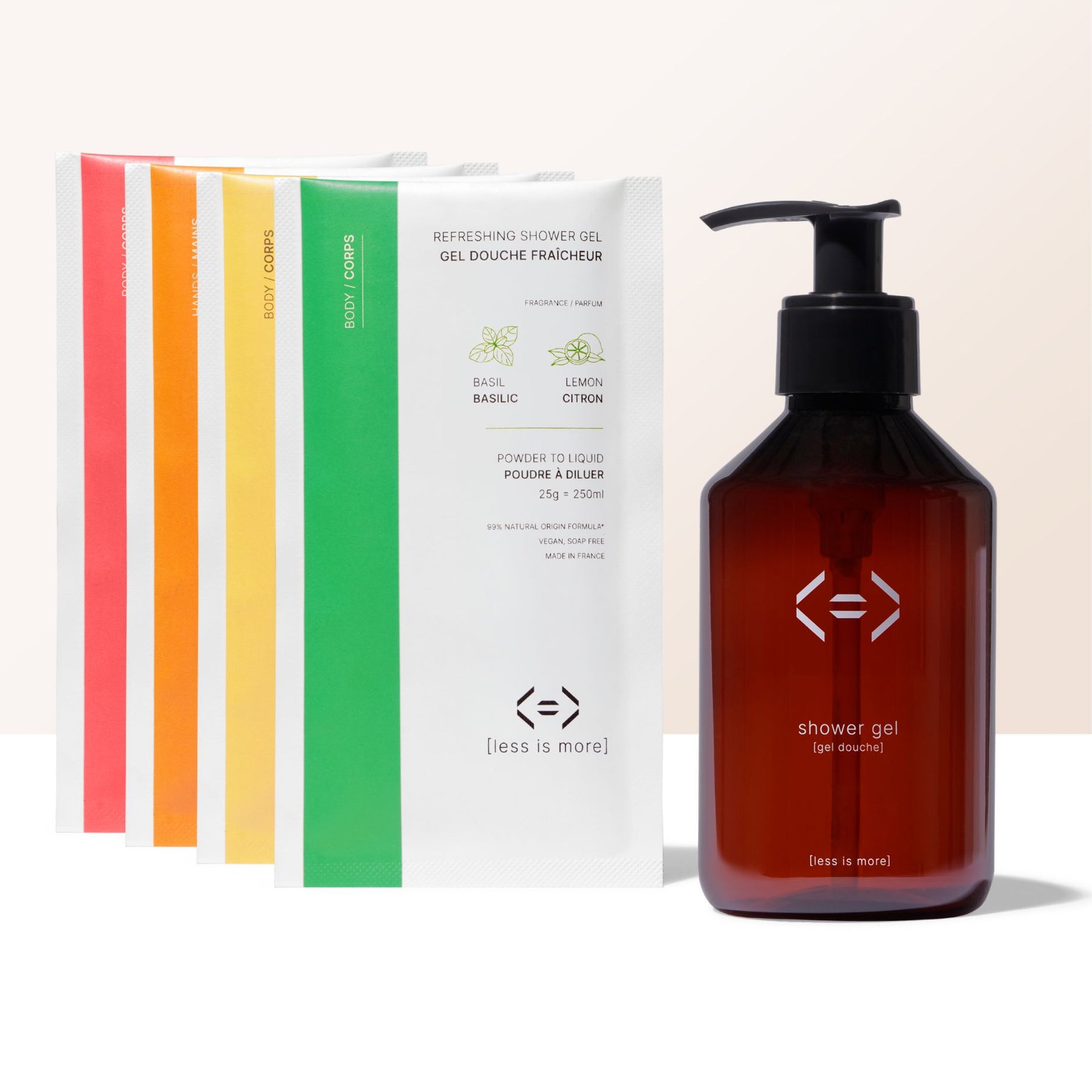 shower gel discovery kit (with refill bottle)