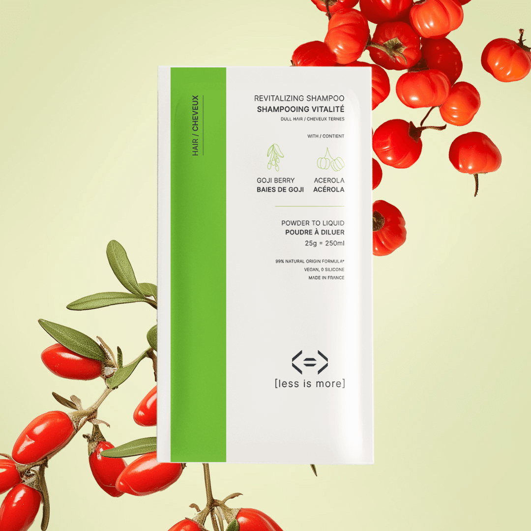 kit revitalizing shampoo + refillable shampoo bottle