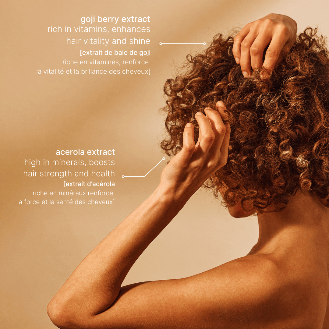 revitalized shiny hair
