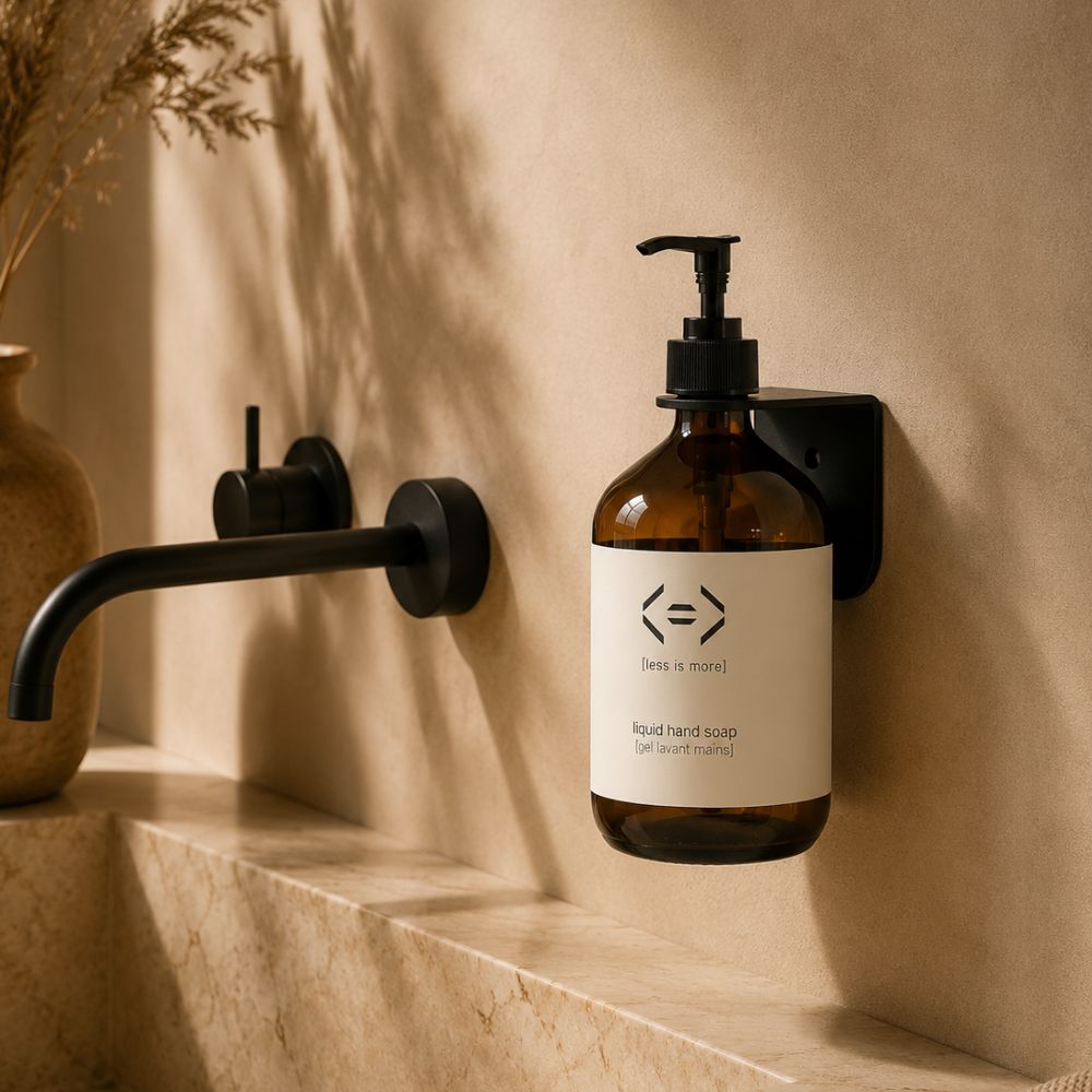 Support mural simple pour flacon