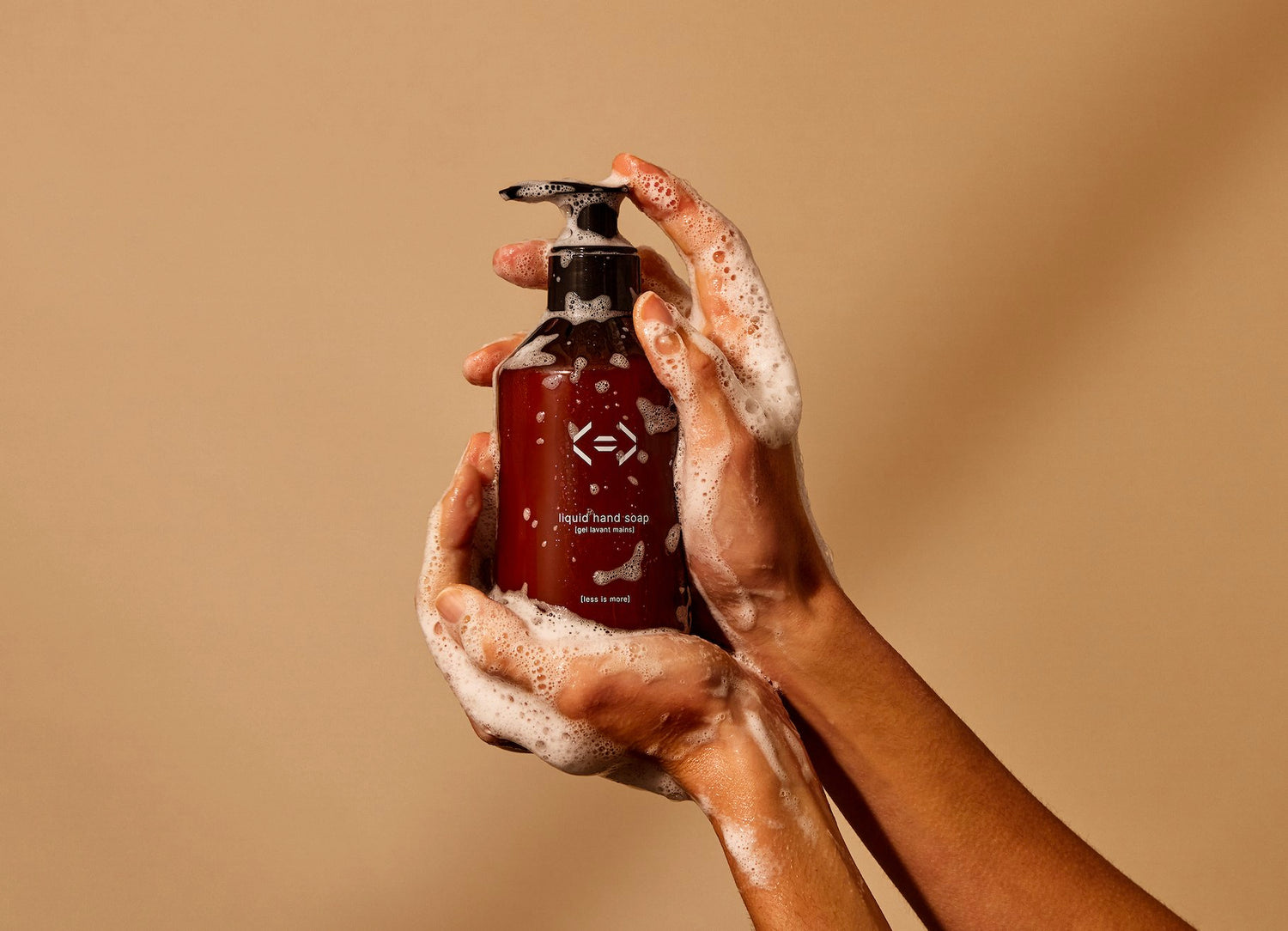 liquide hand soap less is more