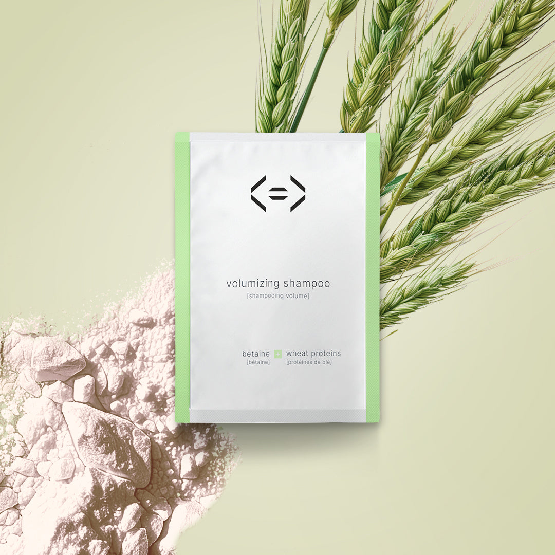 une recharge de shampoing volume less is more betaine et blé