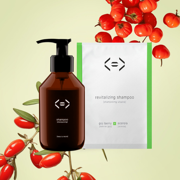 kit revitalizing shampoo + refillable shampoo bottle (choose)