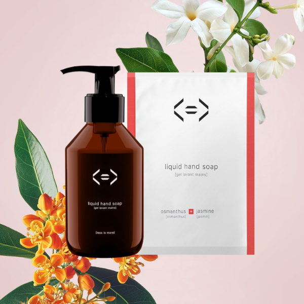 Kit sensual liquid hand soap + nachfüllbare Handseifenflasche (Auswahl)