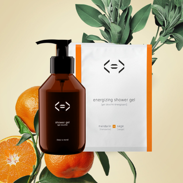 energizing shower gel mandarine  sage