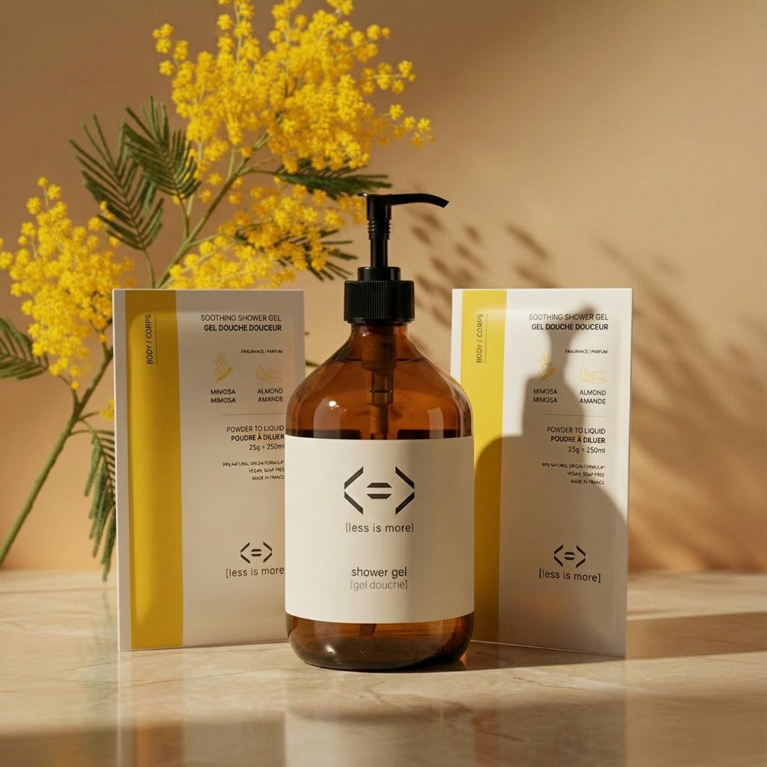 prestige edition - soothing shower gel 500 ml [almond+ mimosa]