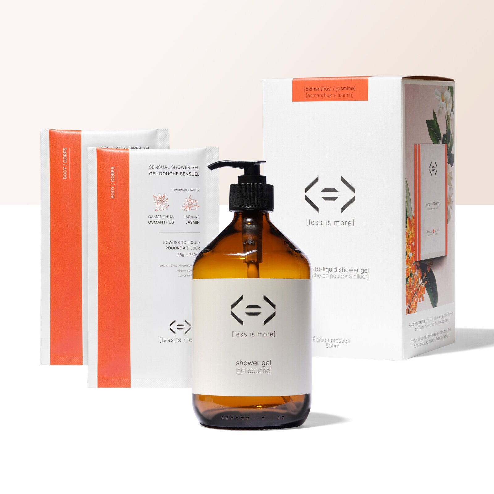 Prestige Set - sinnliches Duschgel 500 ml l [Osmanthus + Jasmin]