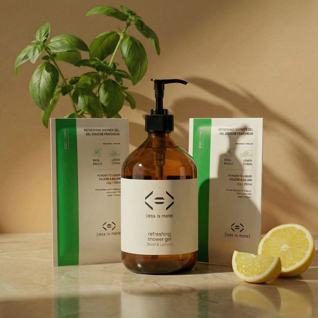 Prestige Edition - Erfrischendes Duschgel 500 ml [Basilikum + Zitrone]