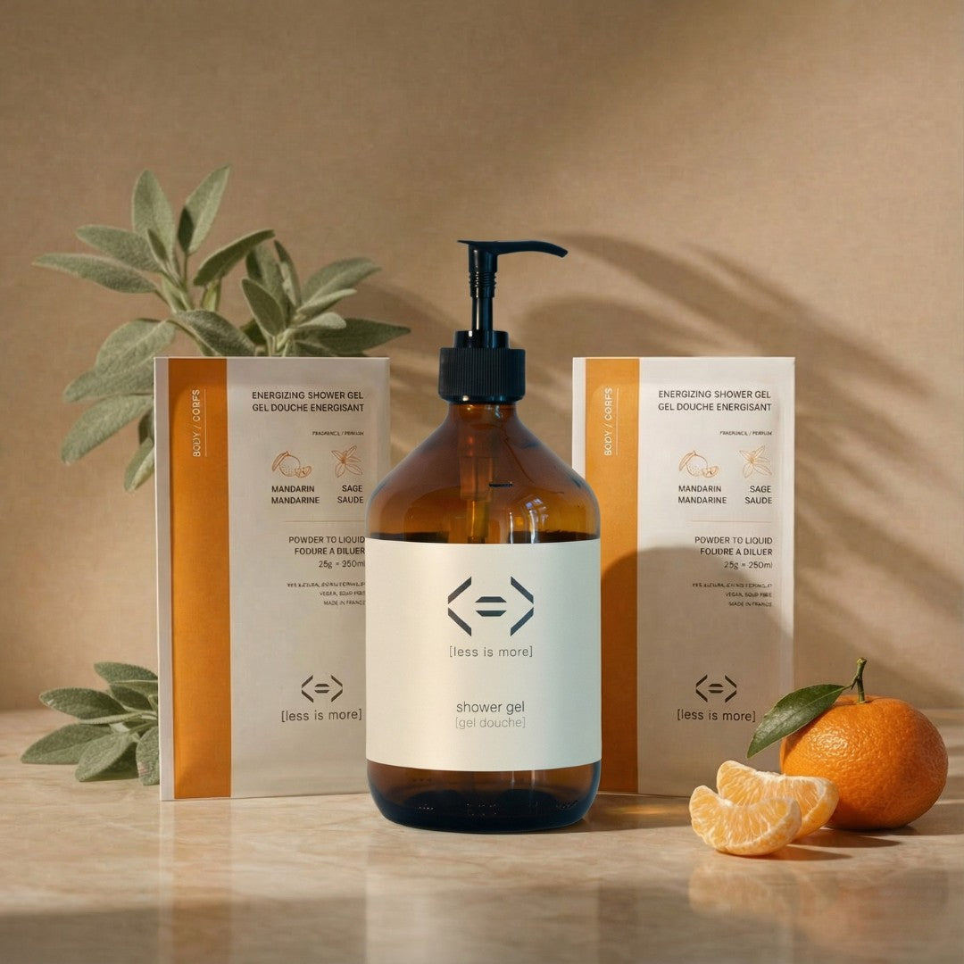 édition prestige - gel douche énergie 500 ml [mandarine + sauge]