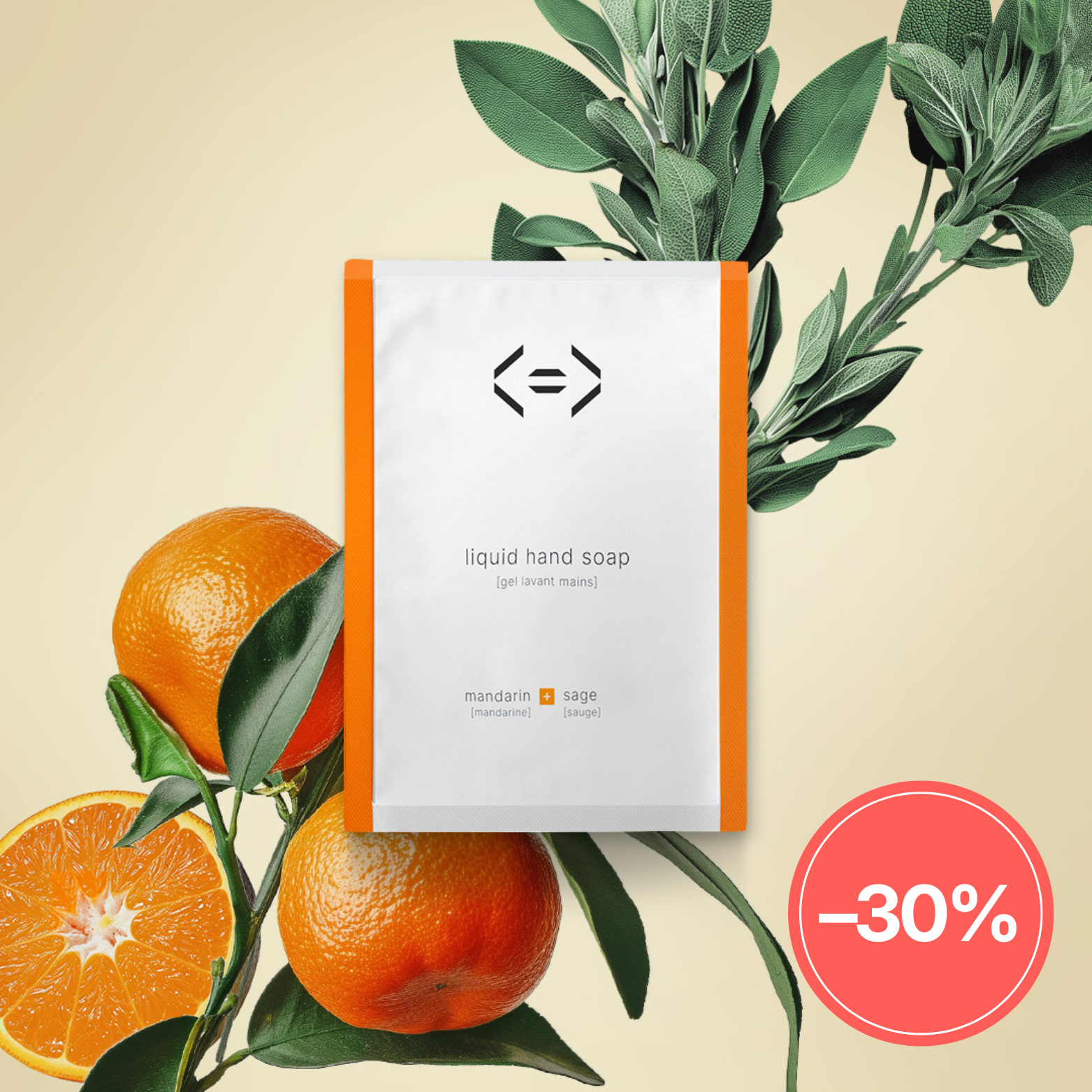 juicy liquid hand soap [Mandarine + Salbei]