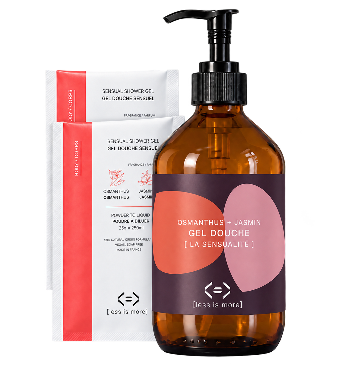 Chromessence Sensuality Shower Gel Prestige Set 500 ml [osmanthus + jasmine]