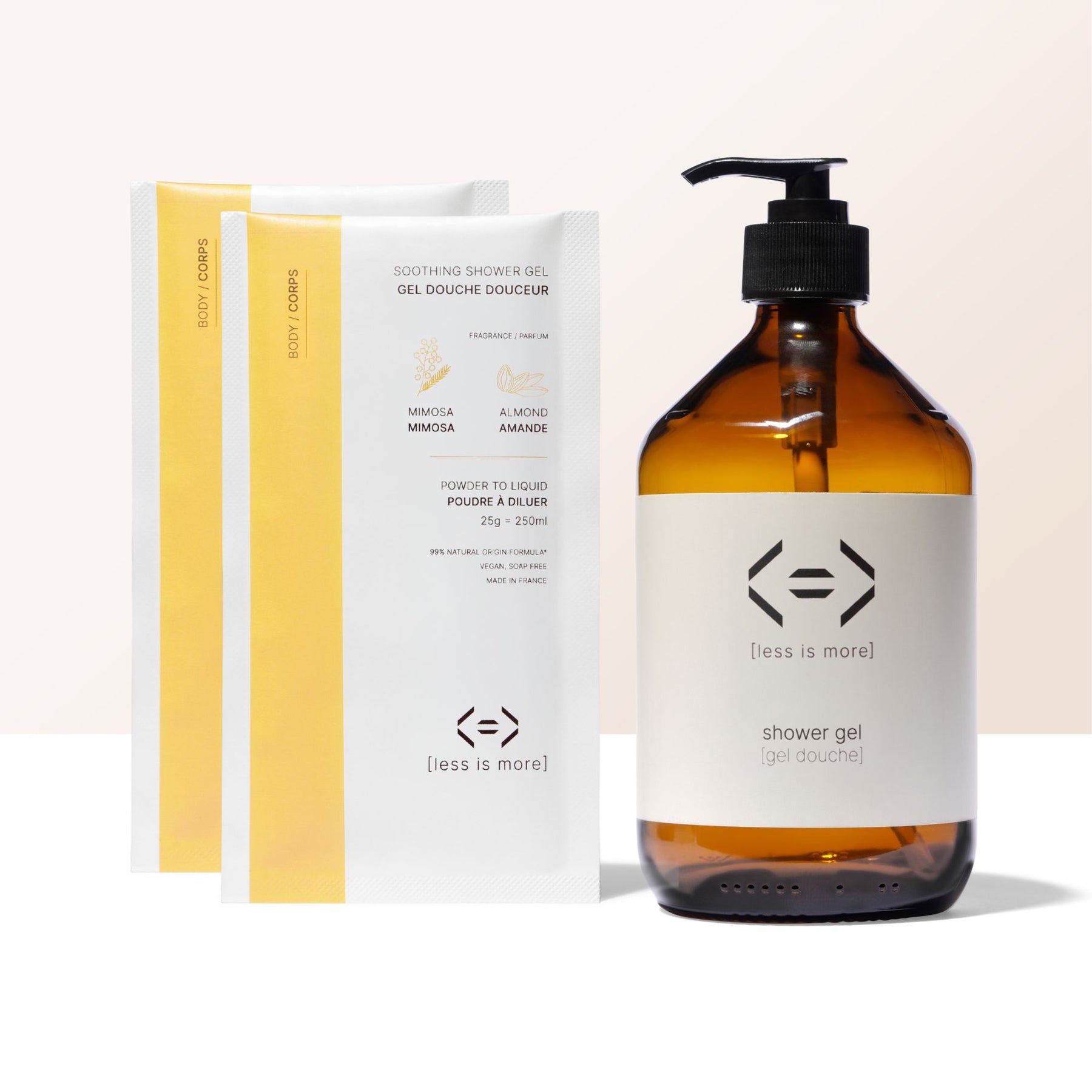 prestige edition - soothing shower gel 500 ml [almond+ mimosa]