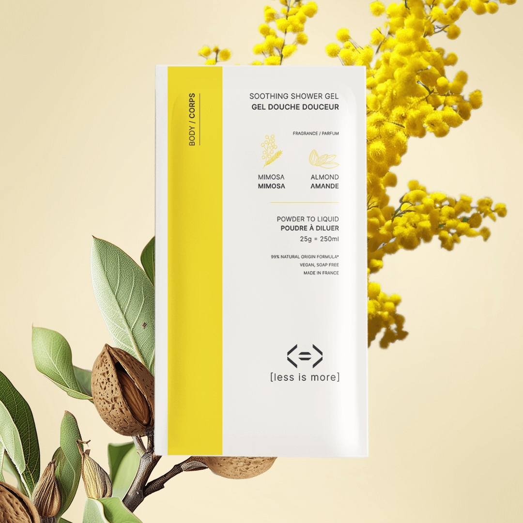 soothing shower gel [mimosa + almond]