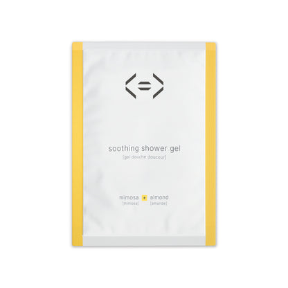 kit soothing shower gel + refillable shower gel bottle (choose)