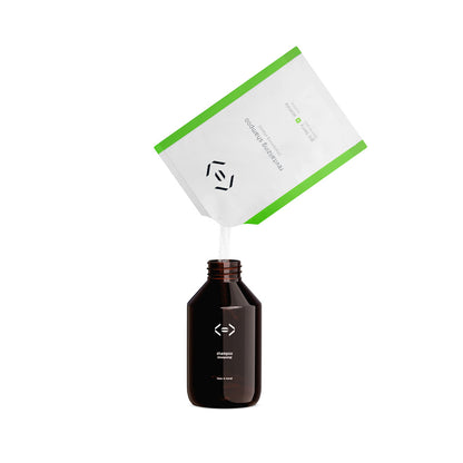 kit revitalizing shampoo + refillable shampoo bottle (choose)