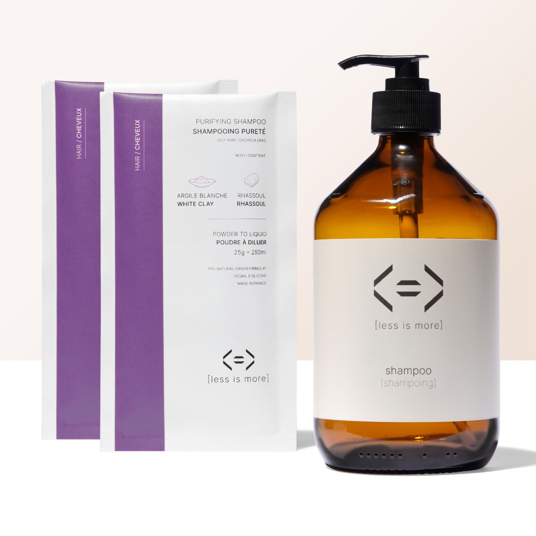 prestige edition - purifying shampoo 500 ml [white clay + rhassoul]