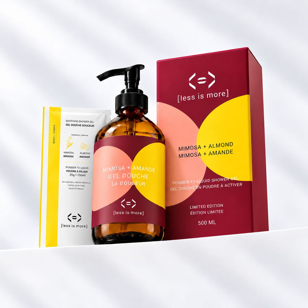 Chromessence Softness Shower Gel Prestige Set 500 ml [mimosa + almond]