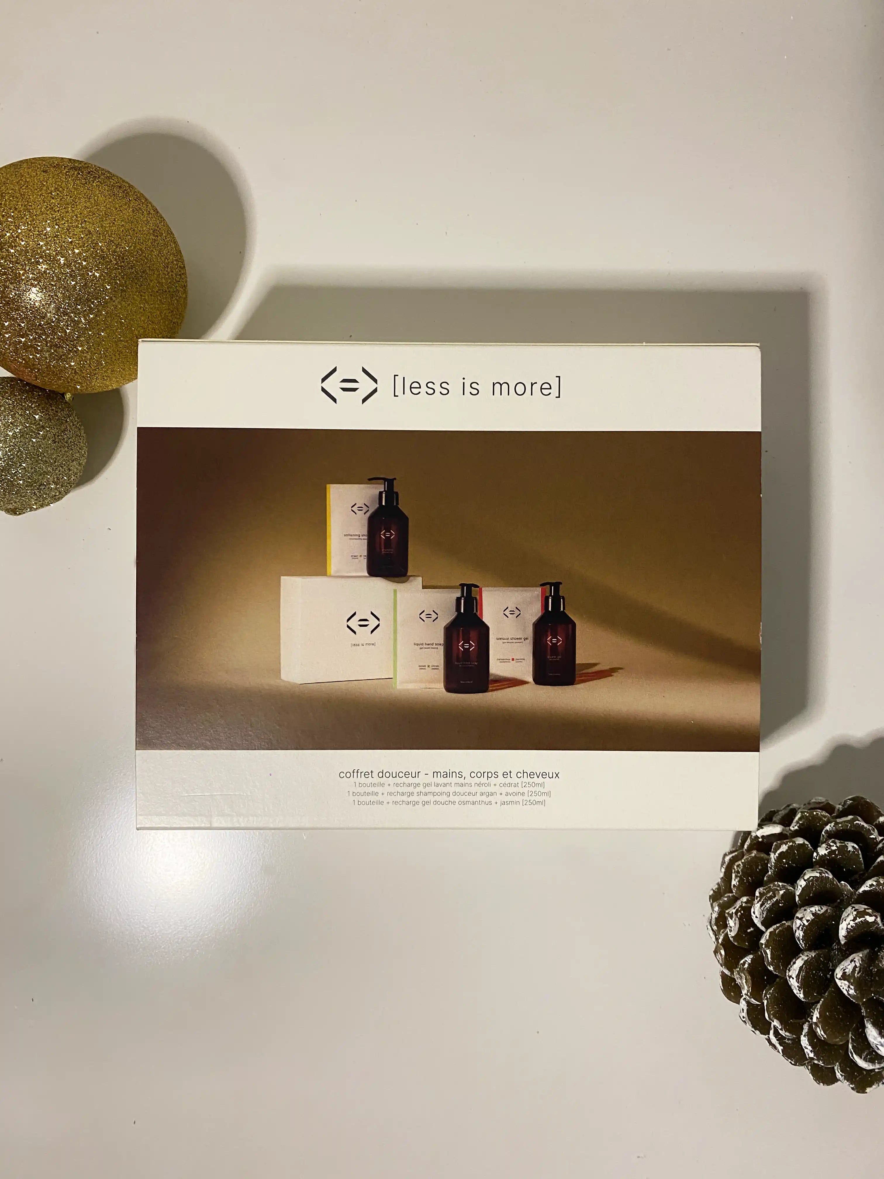 coffret douceur mains corps cheveux