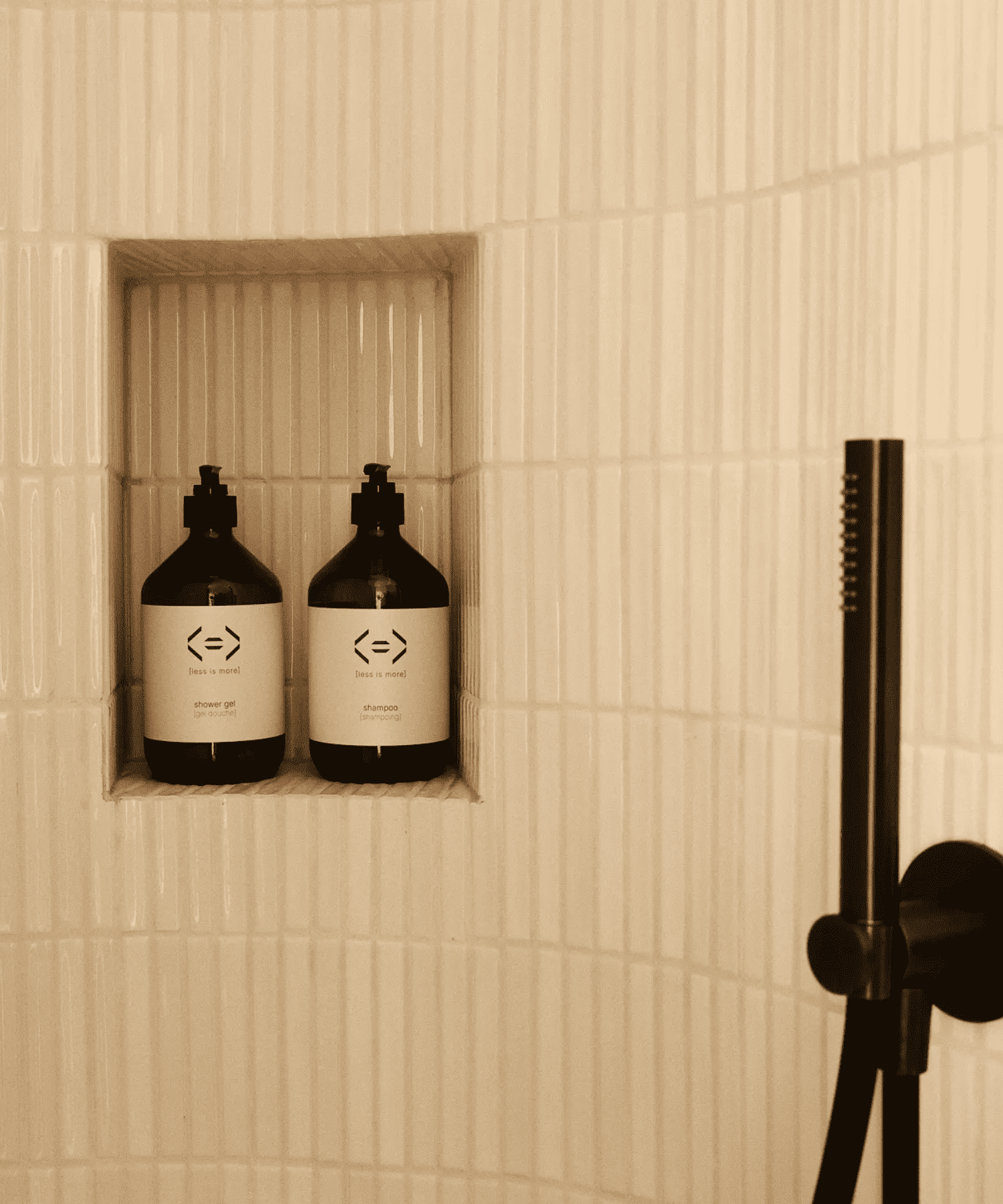 less is more bathroom