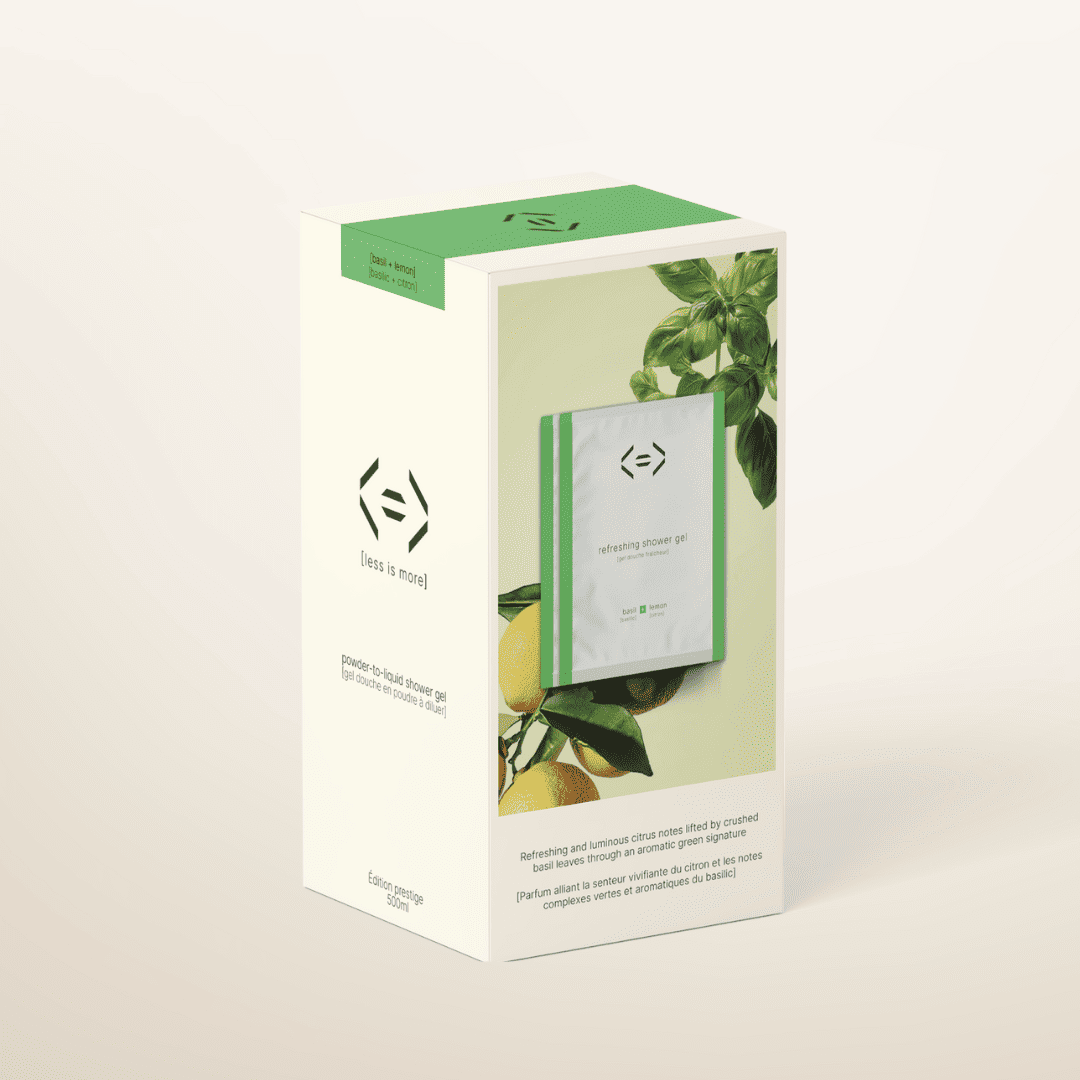 Prestige Set - Erfrischendes Duschgel 500 ml [Basilikum + Zitrone]
